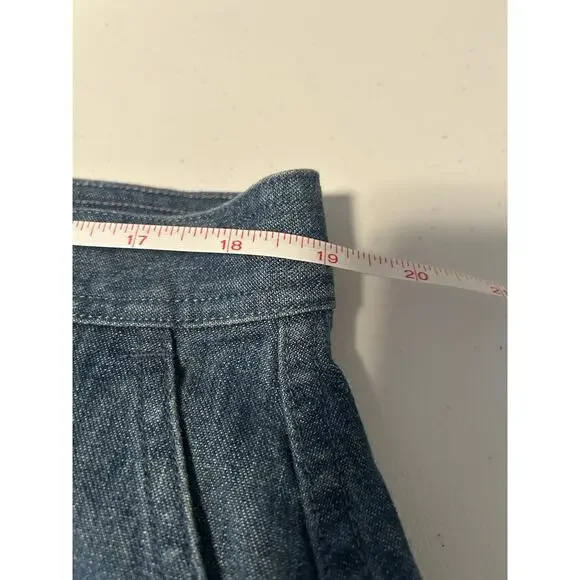 Cabelas Casual Long Denim Skirt Womens 20R - Picture 7 of 9
